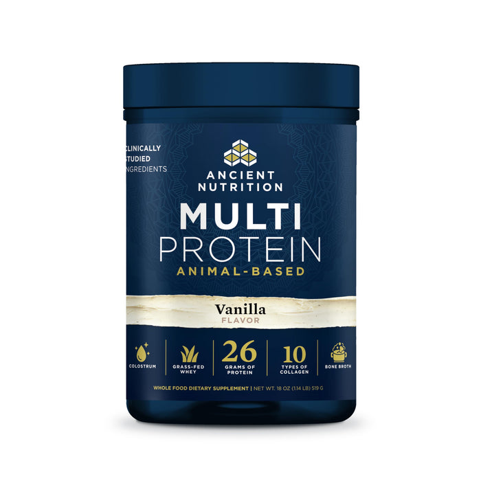 Ancient Nutrition Multi Protein Animal Based Powder Vanilla -15 Servings
