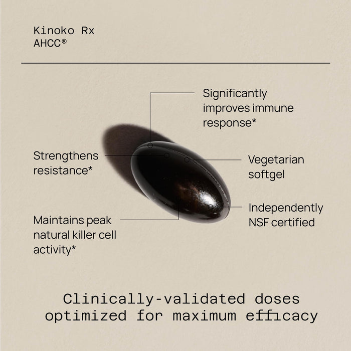 Quality of Life Immune Support AHCC Rx 60 Softgels