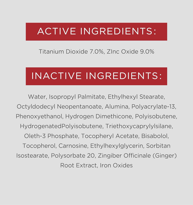 EltaMD UV Physical Tinted Face Sunscreen SPF 41 3.0 oz Tube