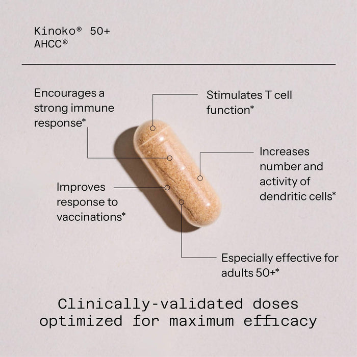 Quality of Life AHCC 50+ - 60 Vegicaps