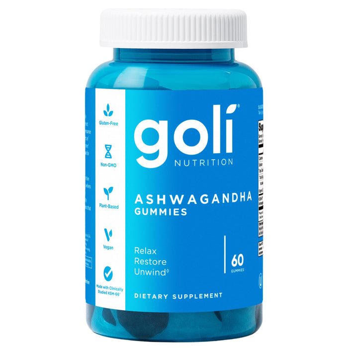 Goli Ashwagandha & Vitamin D Gummies - Mixed Berry | 60 Count