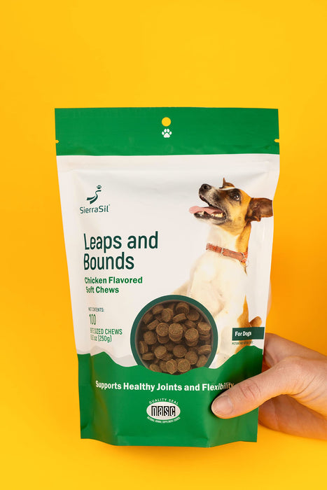 Leaps & Bounds Chicken Flavored Soft Chews for Dogs Joint Support 100 Chews