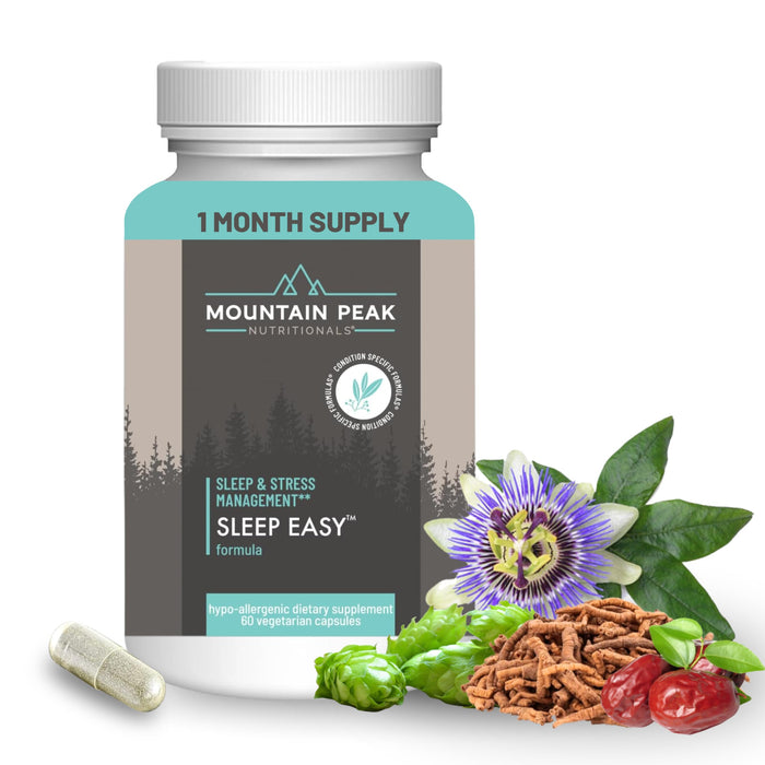 Mountain Peak Nutritionals Sleep Easy - Sleep Support Supplement 60 Capsules