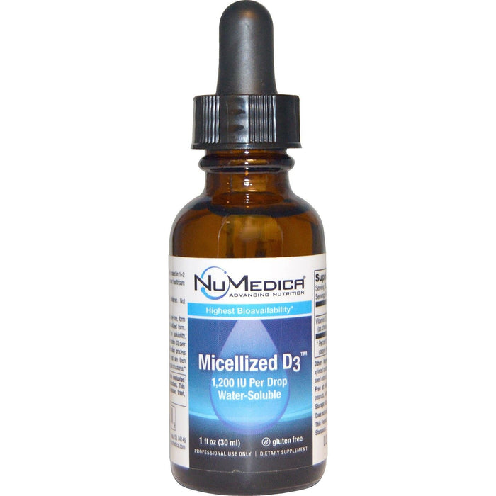 NuMedica Micellized D3 1200 Higher Potency 1 Ounces