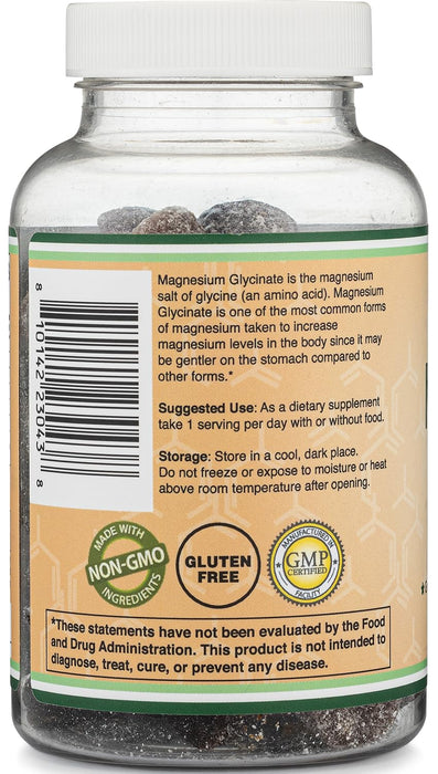 Double Wood Supplements Magnesium Glycinate Gummies 60 count