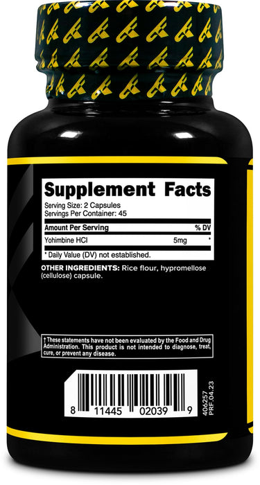 PrimaForce Yohimbine HCl 2.5mg - 90 Capsules