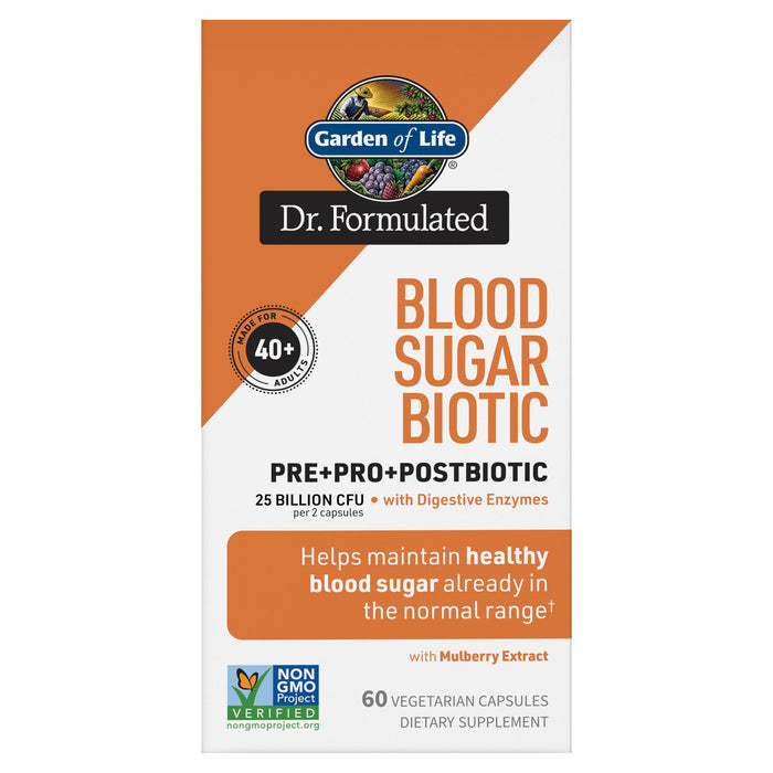 Garden of Life Dr. Formulated Blood Sugar Biotic, 60 Capsules