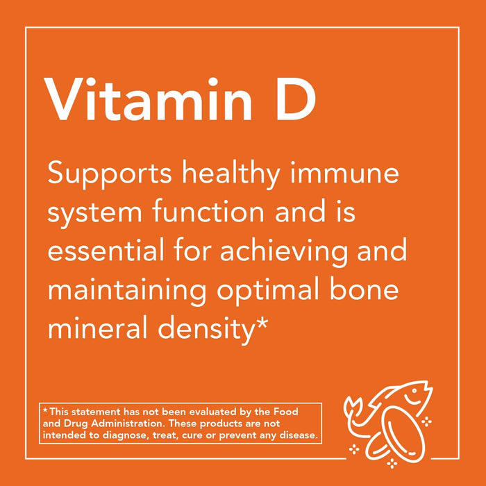 NOW Foods Vitamin D-3 5,000 IU 240 Softgels