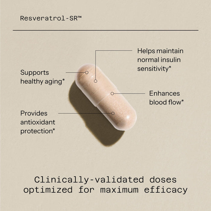 Quality of Life Resveratrol SR - 30 Vegicaps
