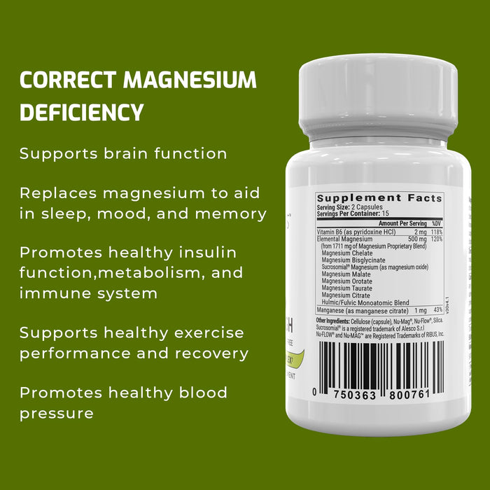 BiOptimizers Magnesium Breakthrough Supplement 4.0 - 30 Capsules