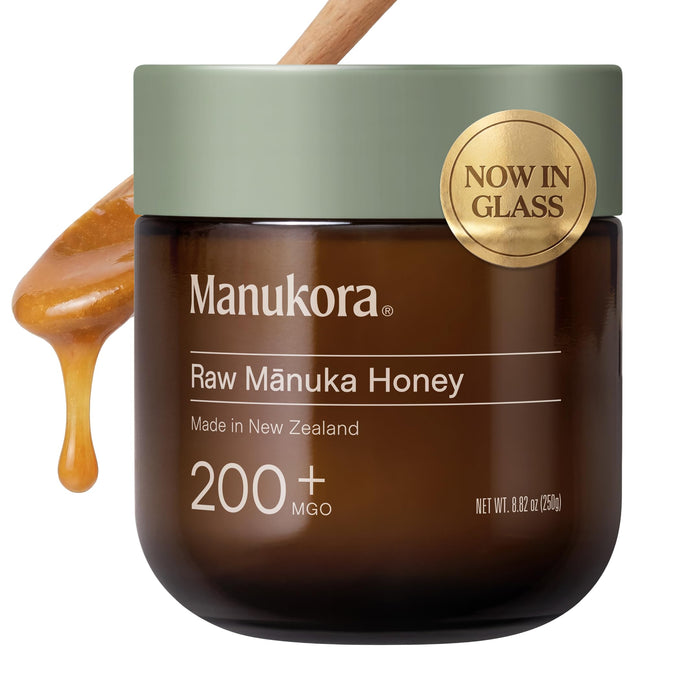Manukora Raw Manuka Honey, MGO 200+, New Zealand Honey, 250g