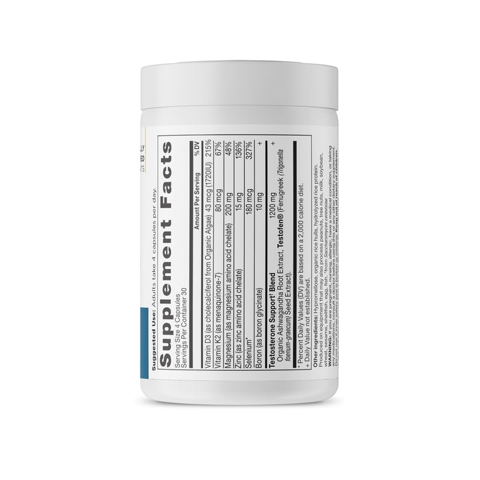 Ancient Nutrition Men's Testosterone Booster - 120 capsules
