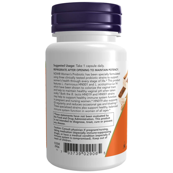 NOW Supplements Women's Probiotic 20 Billion 50 Veg Capsules