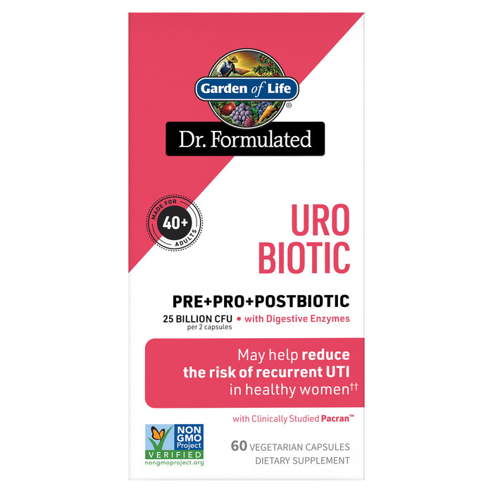 Garden of Life Dr. Formulated URO Biotic 40+, 60 Capsules