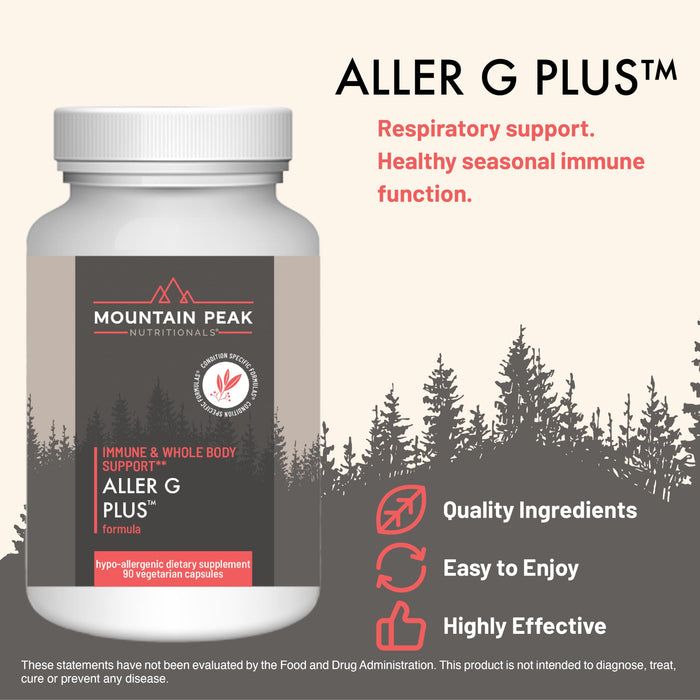 Mountain Peak Nutritionals Aller G Plus - 90 Vegetarian Capsules