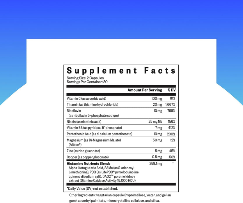 Seeking Health Histamine Nutrients 60 caps