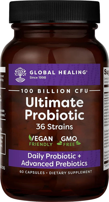 Global Healing Ultimate Probiotic Blend Supplement (Floratrex) 60 Capsules