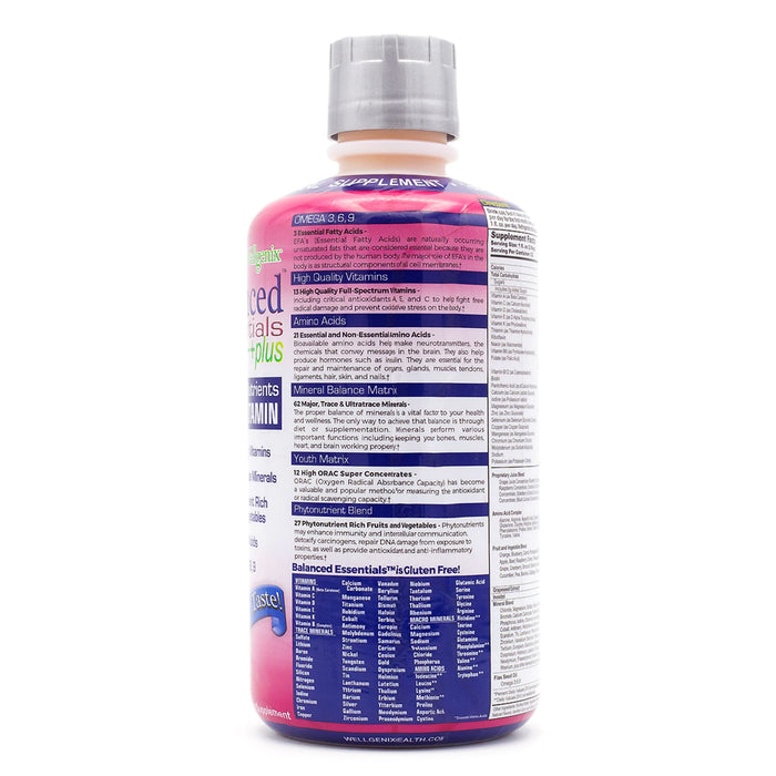 Wellgenix Balanced Essentials Liquid Nutritional Supplement, 32 Ounces - Very Berry