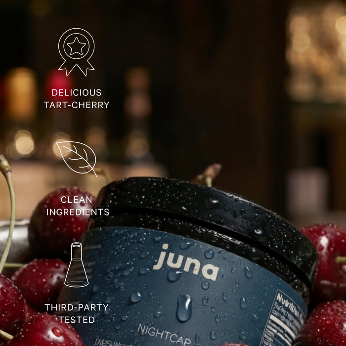 Juna Nightcap Sleep Gummies, Plant-Based Melatonin, Non-Groggy, 0g Sugar