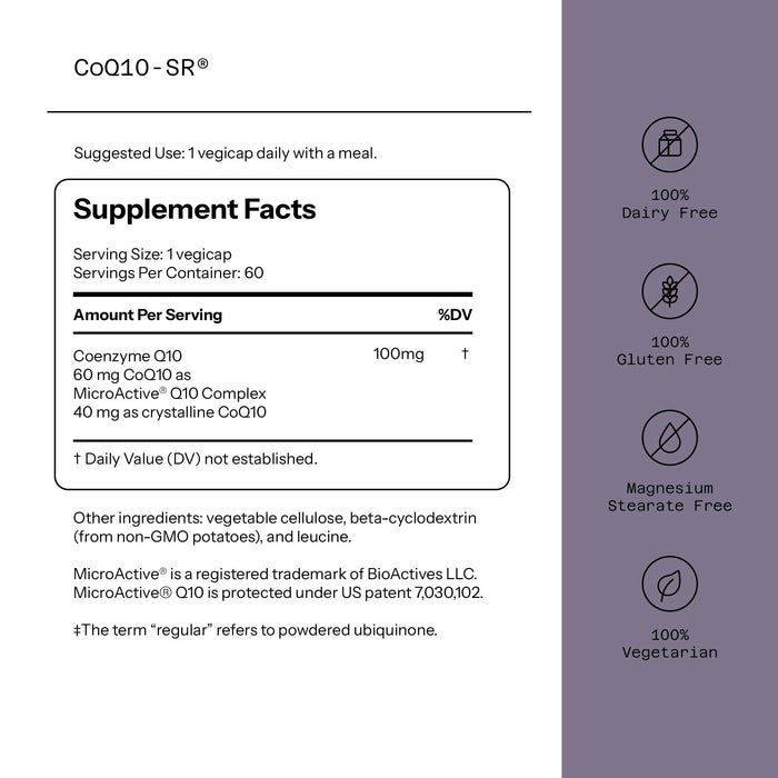 Quality of Life Powerful CoQ10 - 60 Vegetable Capsules