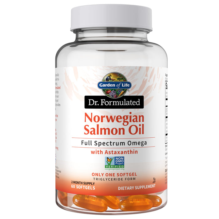 Garden of Life Dr. Formulated Norwegian Salmon Oil  60 Softgels