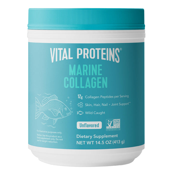 Vital Proteins Marine Collagen Peptides Powder 12g per Serving - 14.5oz Canister