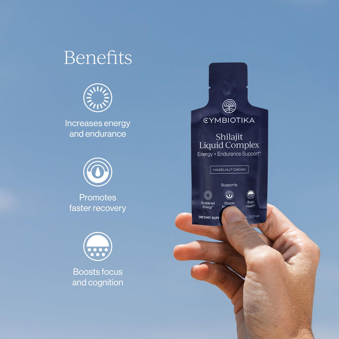 Cymbiotika Shilajit Liquid Complex - 26 Daily Packets