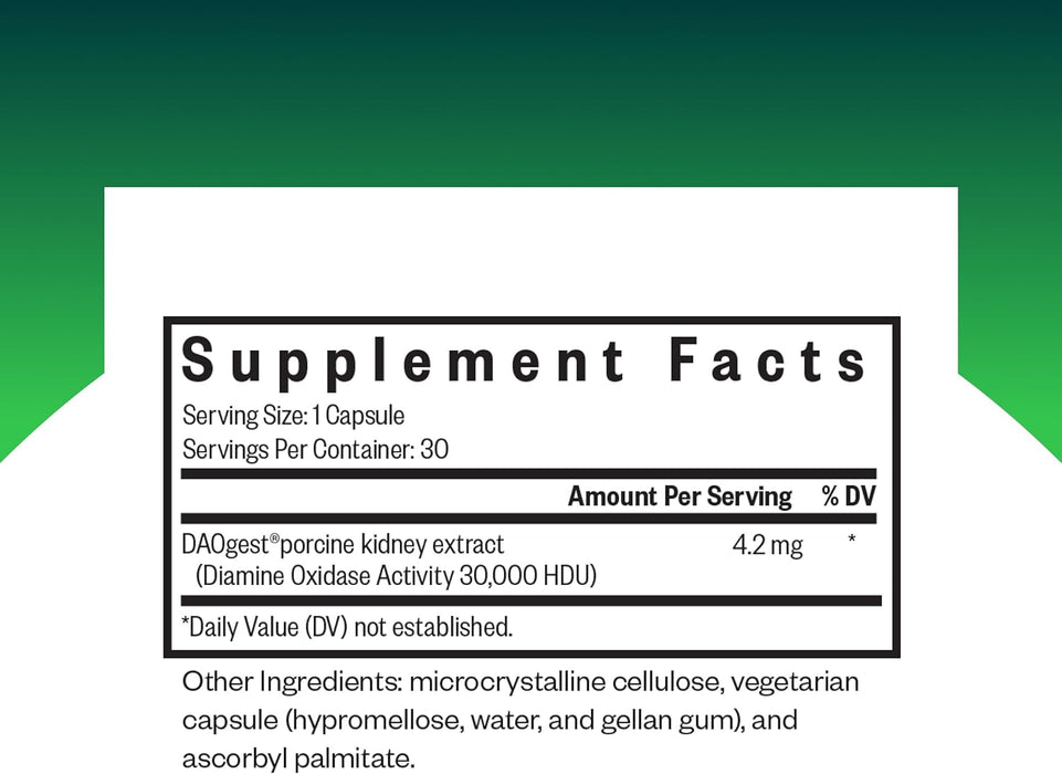 Seeking Health Histamine Digest DAO Enzyme 30 Capsules