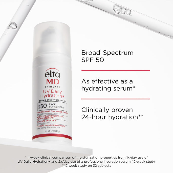 EltaMD UV Daily Hydration+ SPF 50 Lightweight Hybrid Sunscreen 1.7 oz