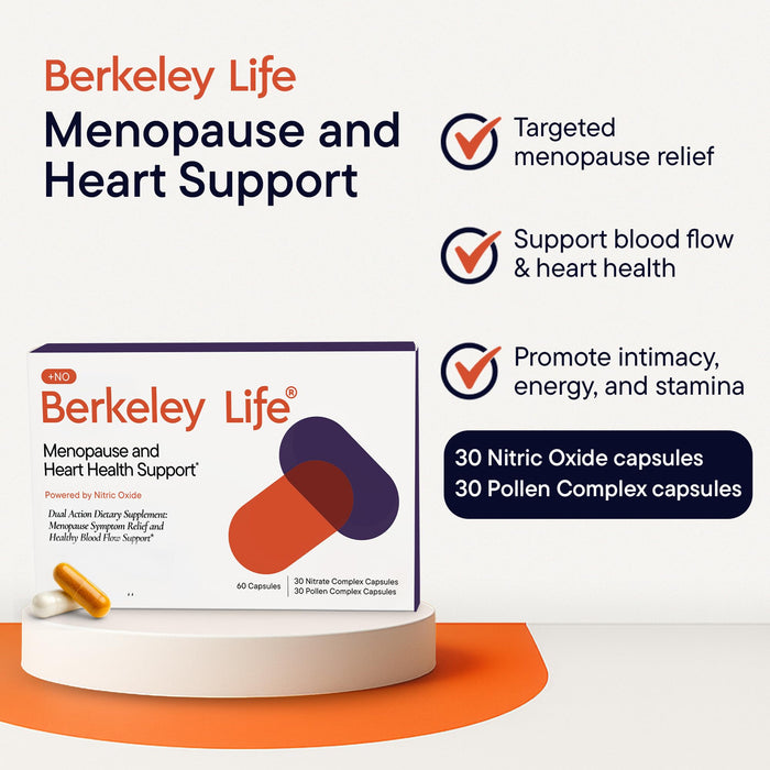 Berkeley Life Menopause and Heart Health Support Supplements - 60 Capsule
