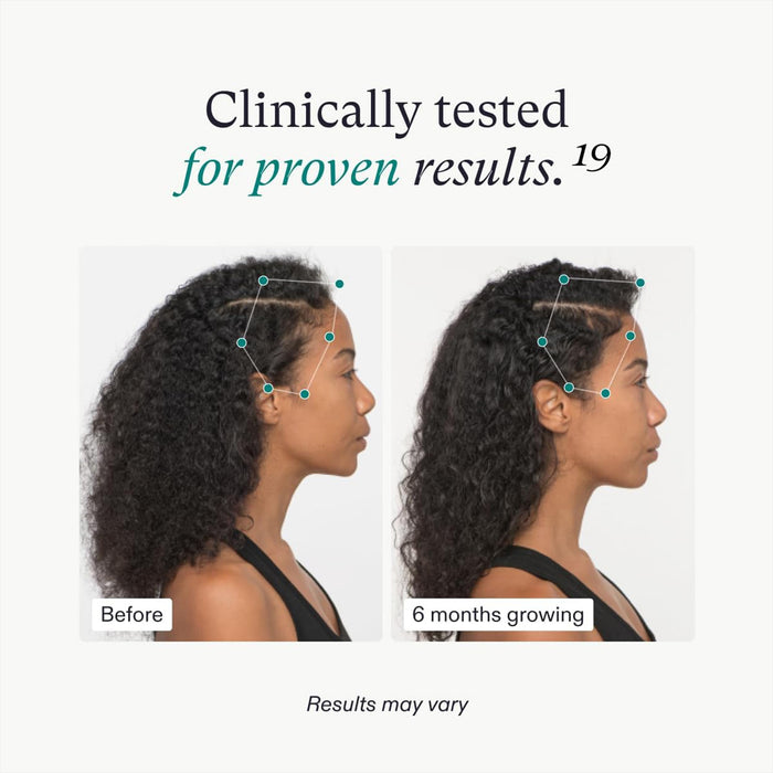 Nutrafol Women's Vegan Hair Growth Supplements 100% Vegan Ingredients 1 Month Supply Refill Pouch