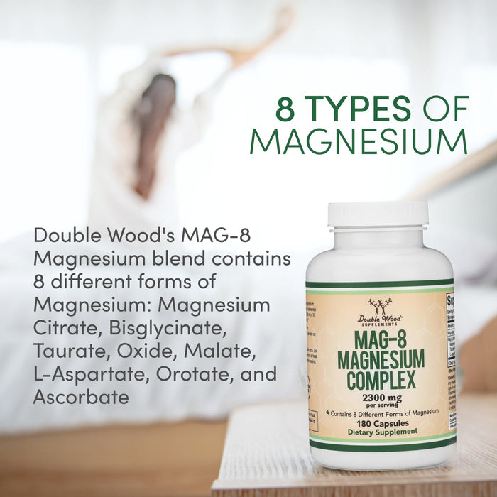 Double Wood Magnesium Complex Supplement 180 Capsules