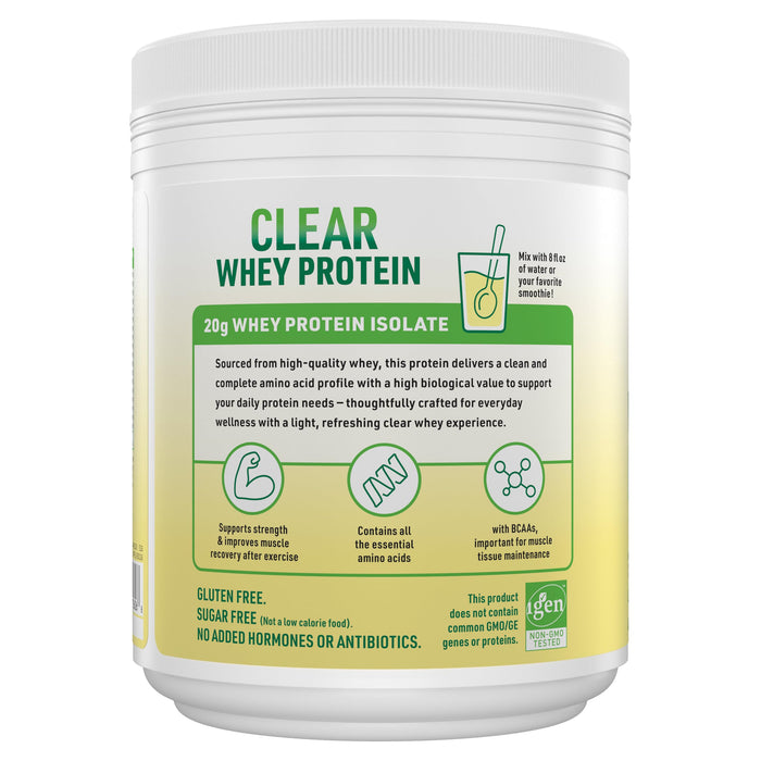 Garden of Life Clear Whey Protein Powder Lemon Frost Flavored, 15.3 oz