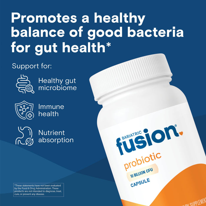 Bariatric Fusion Probiotic 10 Billion CFU 60 Capsules