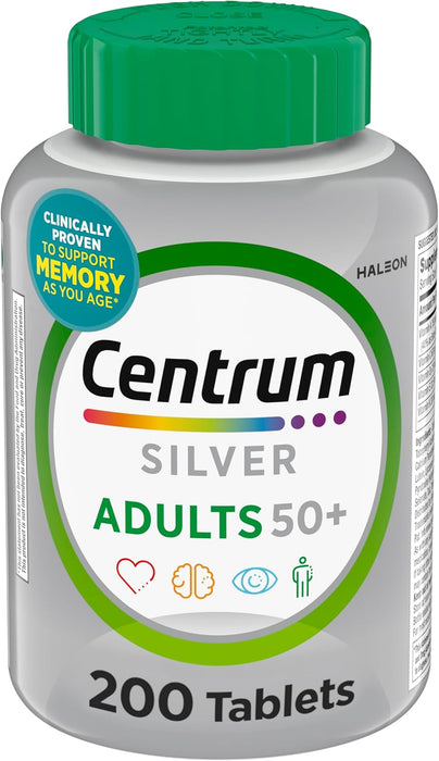 Centrum Silver Multivitamin for Adults 50 Plus 220 Tablets