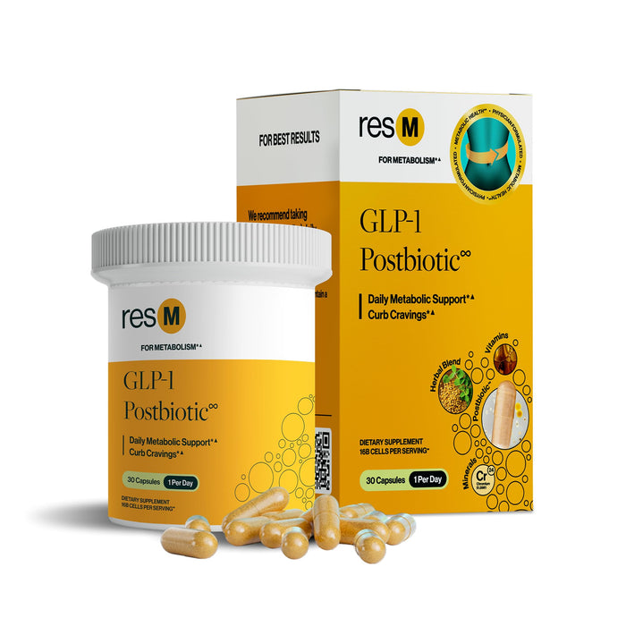 ResBiotic resM GLP-1 Postbiotic 30 Vegetarian Capsules