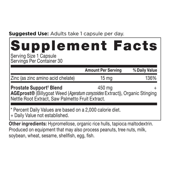 Ancient Nutrition Men's Prostate Support - 30 Capsules