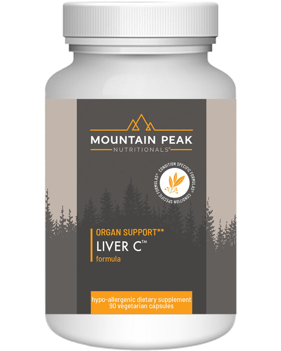 Mountain Peak Nutritionals Liver C - Liver Support & Detox Supplement -90 Vegetarian Capsules