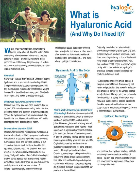 Hyalogic Chewy HA Gummies 60 ct Mixed Berry Flavor