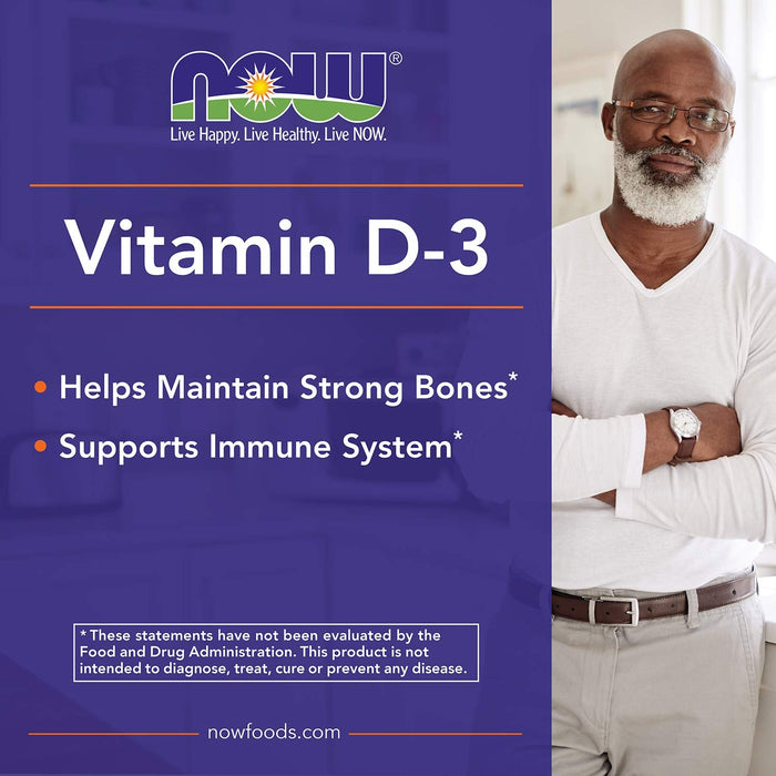 NOW Foods Vitamin D-3 5,000 IU 240 Softgels