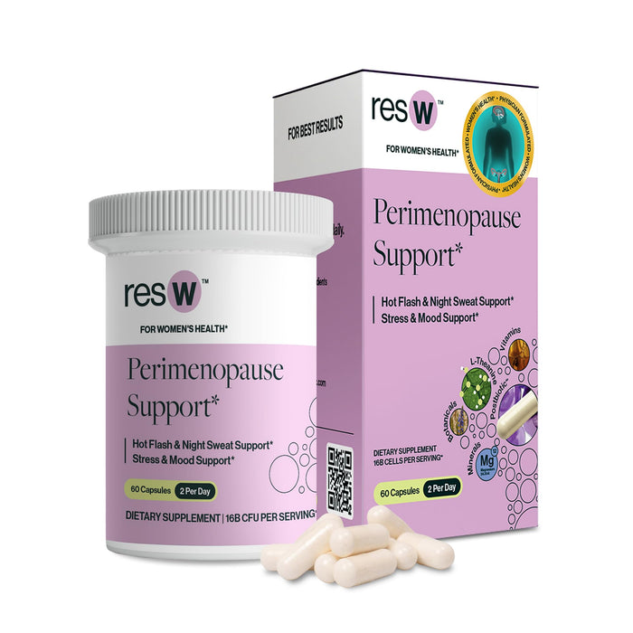 ResBiotic resW Perimenopause Postbiotic Supplement for Women  60 Capsules