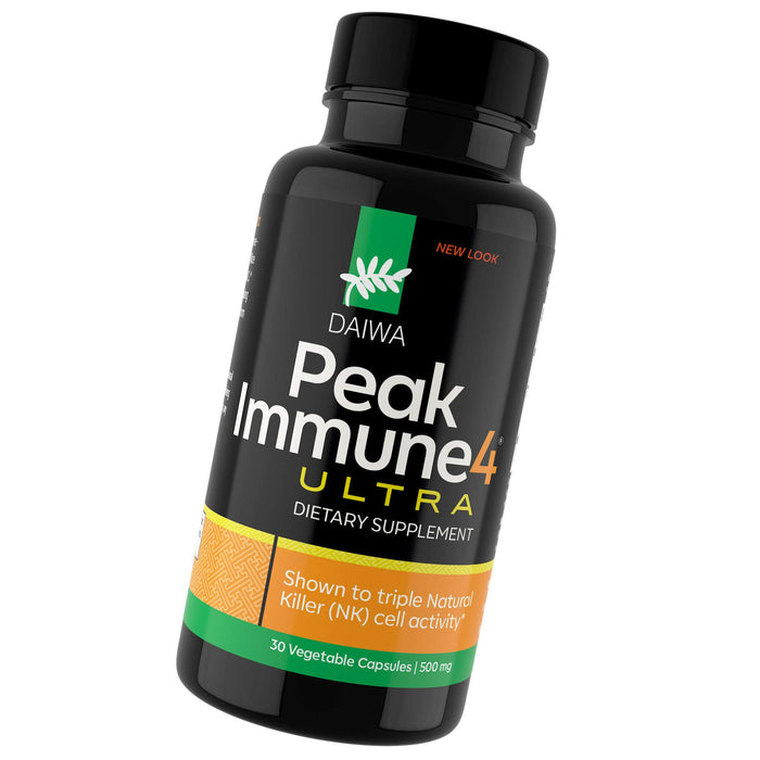 Daiwa PeakImmune4 Ultra Natural Immune Support Supplement 30 Veg Capsules