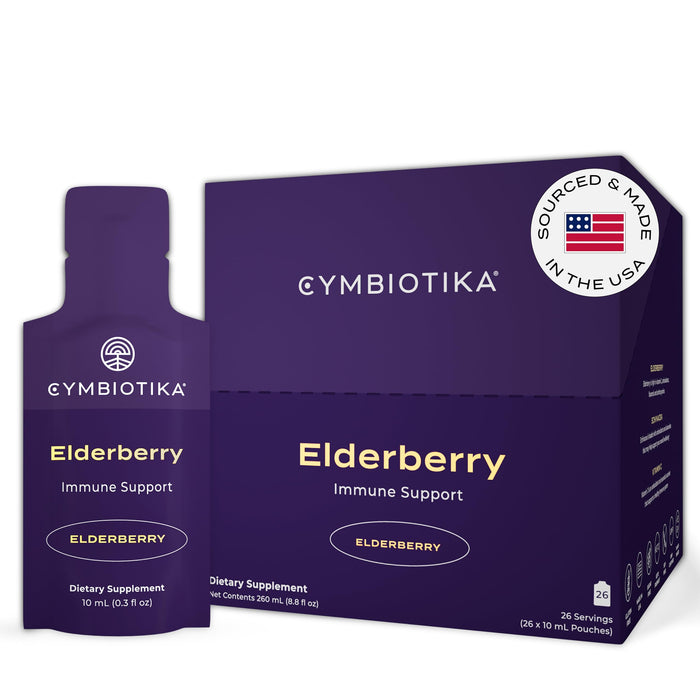 CYMBIOTIKA Adults Elderberry Boost Supplement 26 Serving