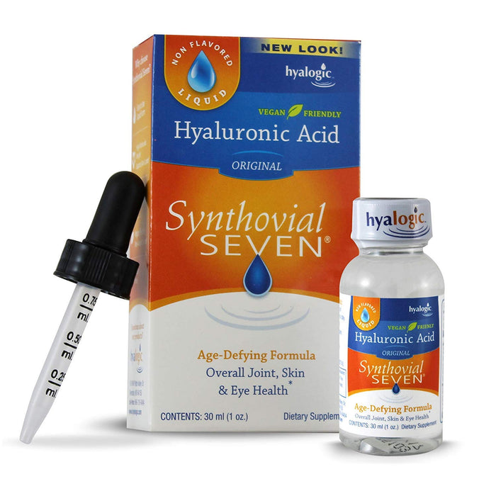 Hyalogic Synthovial Seven Hyaluronic Acid Liquid - HA Joint Support - Vegan - 1 oz Hyalogic Synthovial Seven Hyaluronic Acid Liquid - HA Joint Support - Vegan - 1 oz