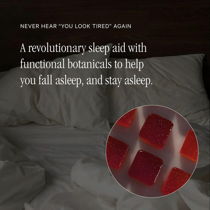 Juna Nightcap Sleep Gummies, Plant-Based Melatonin, Non-Groggy, 0g Sugar