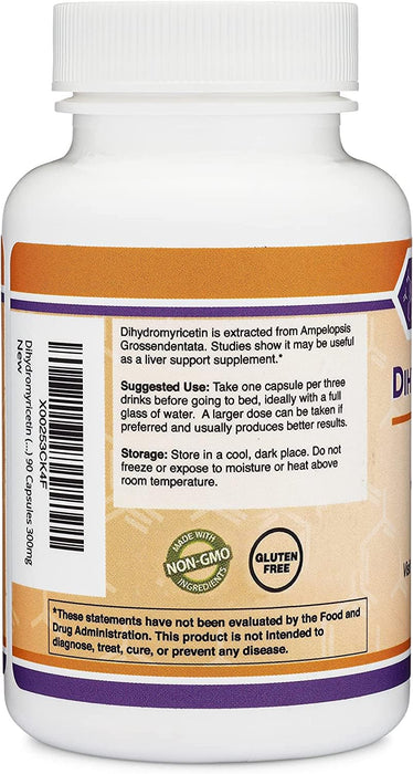 Dihydromyricetin (DHM) 300mg -90 Capsules