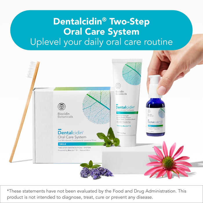 Biocidin Dentalcidin Mint Fluoride Free Whitening Toothpaste, 3 Oz