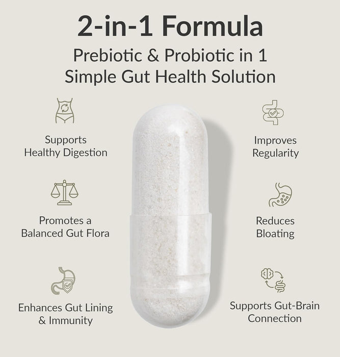 BiOptimizers P3-OM Proteolytic Prebiotics & Probiotics 60 Veg Caps