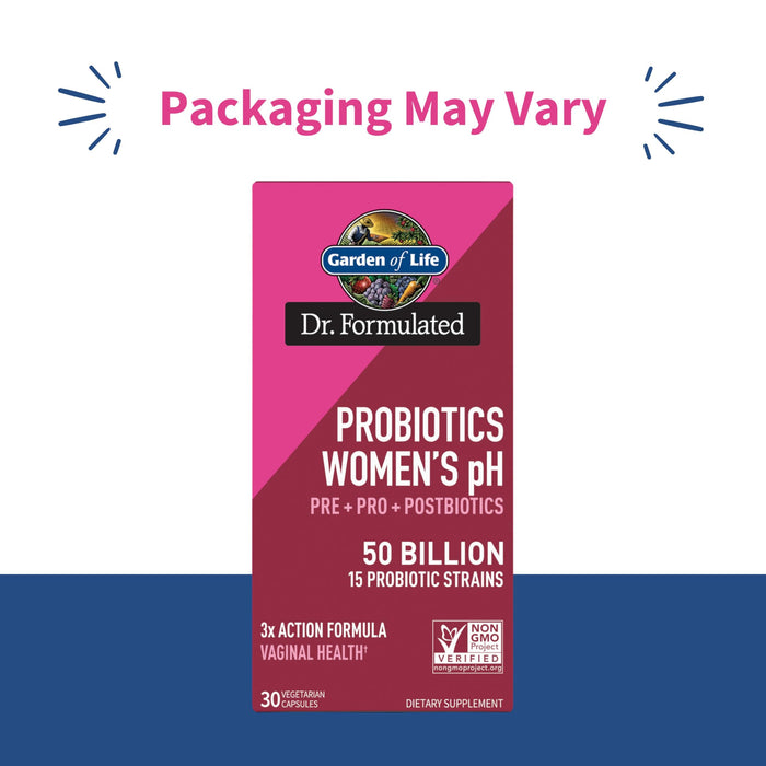 Garden of Life Dr Formulated Once Daily Women's PH 50 Billion 30 veg caps