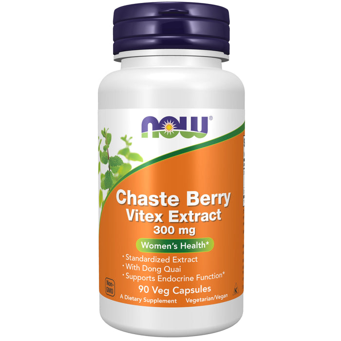 NOW Supplements, Chaste Berry  90 Veg Capsules
